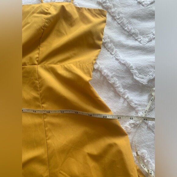 En Saison - yellow midi dress (large) - Picture 12 of 15